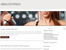 Tablet Screenshot of absolutefitness.com
